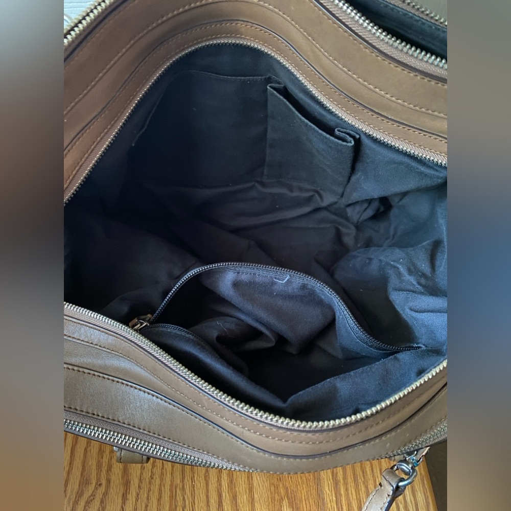 Coach Brown Leather Satchel - Picture 6 of 16